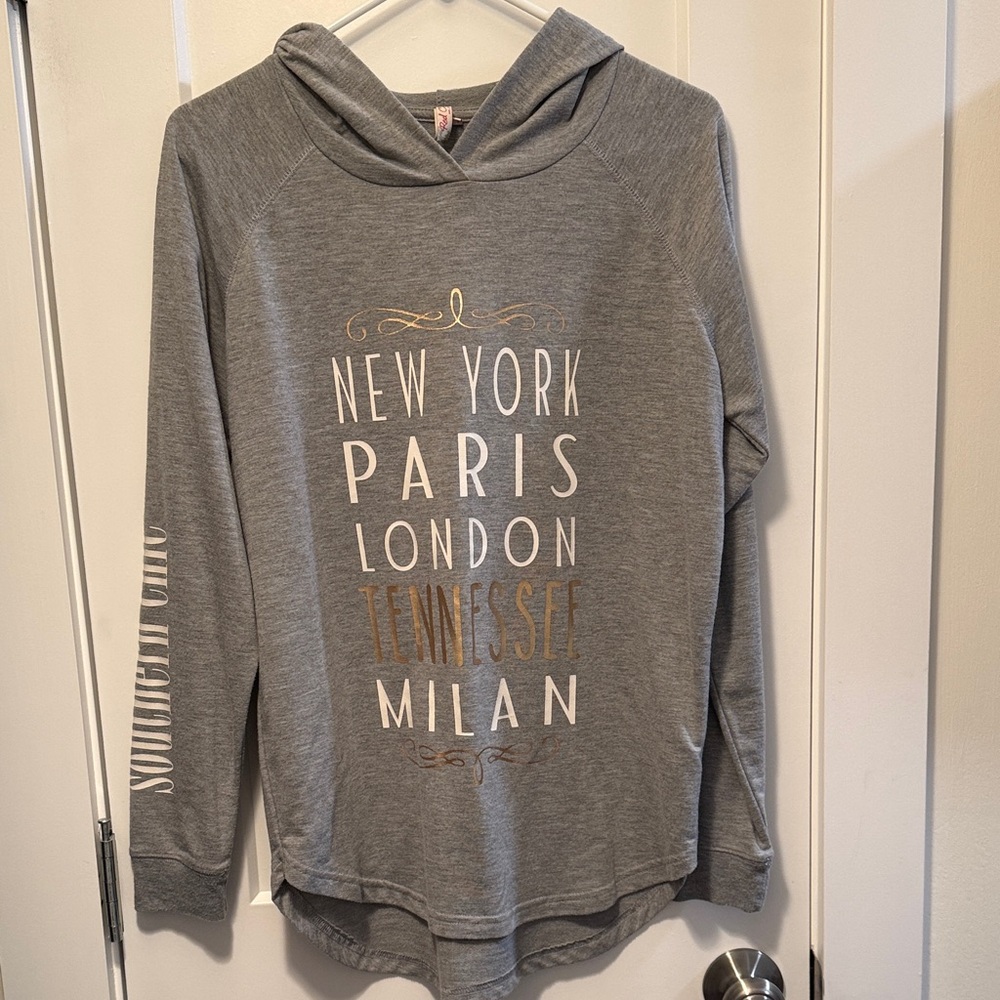 Red Camel Women's Soutgern Chic Gray Hoodie size M